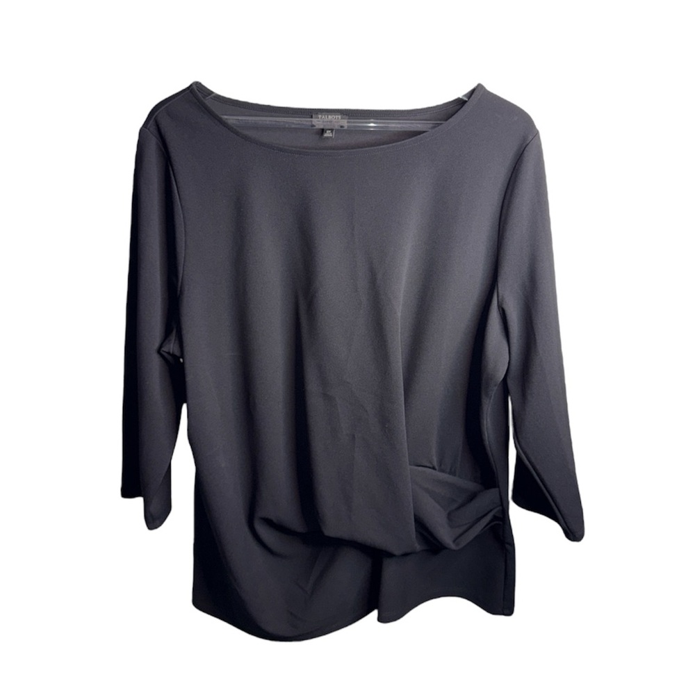 Talbots Elegant Black Women's Top